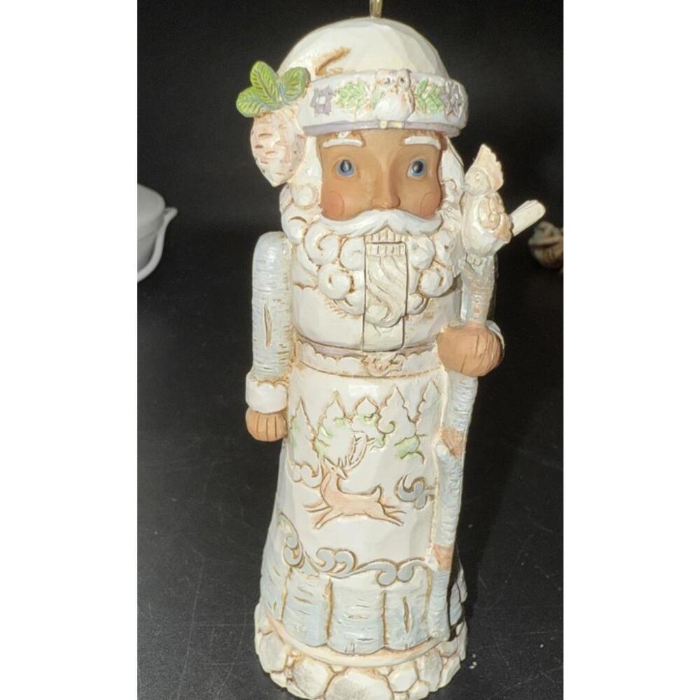 Jim Shore ~ 2019 WOODLAND SANTA Nutcracker Ornament 6004177 - No box